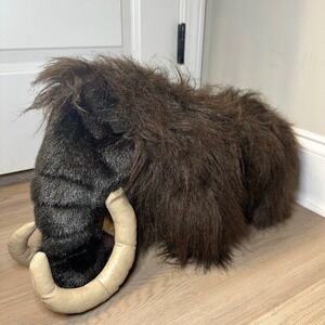 Folkmanis Wooly Mammoth Hand Puppet Full Body Plush Toy Ice Age Mammal Retired